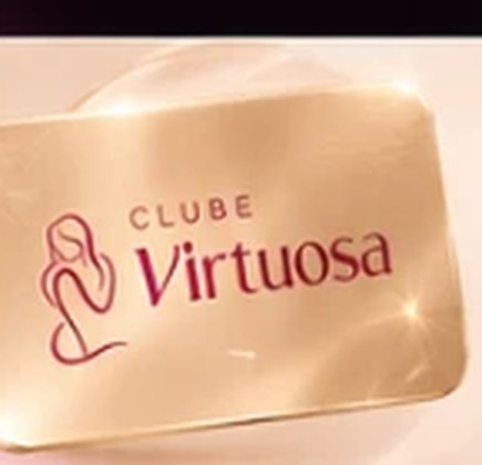 Cartão dourado do Clube Virtuosa